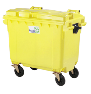 سطل زباله پلاستیکی مکانیزه