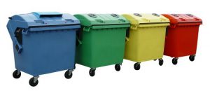 سطل زباله پلاستیکی چرخدار