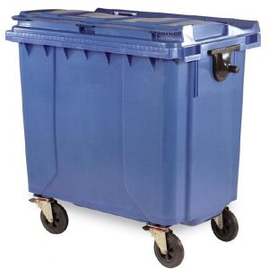 سطل زباله پلاستیکی مخزنی چرخدار